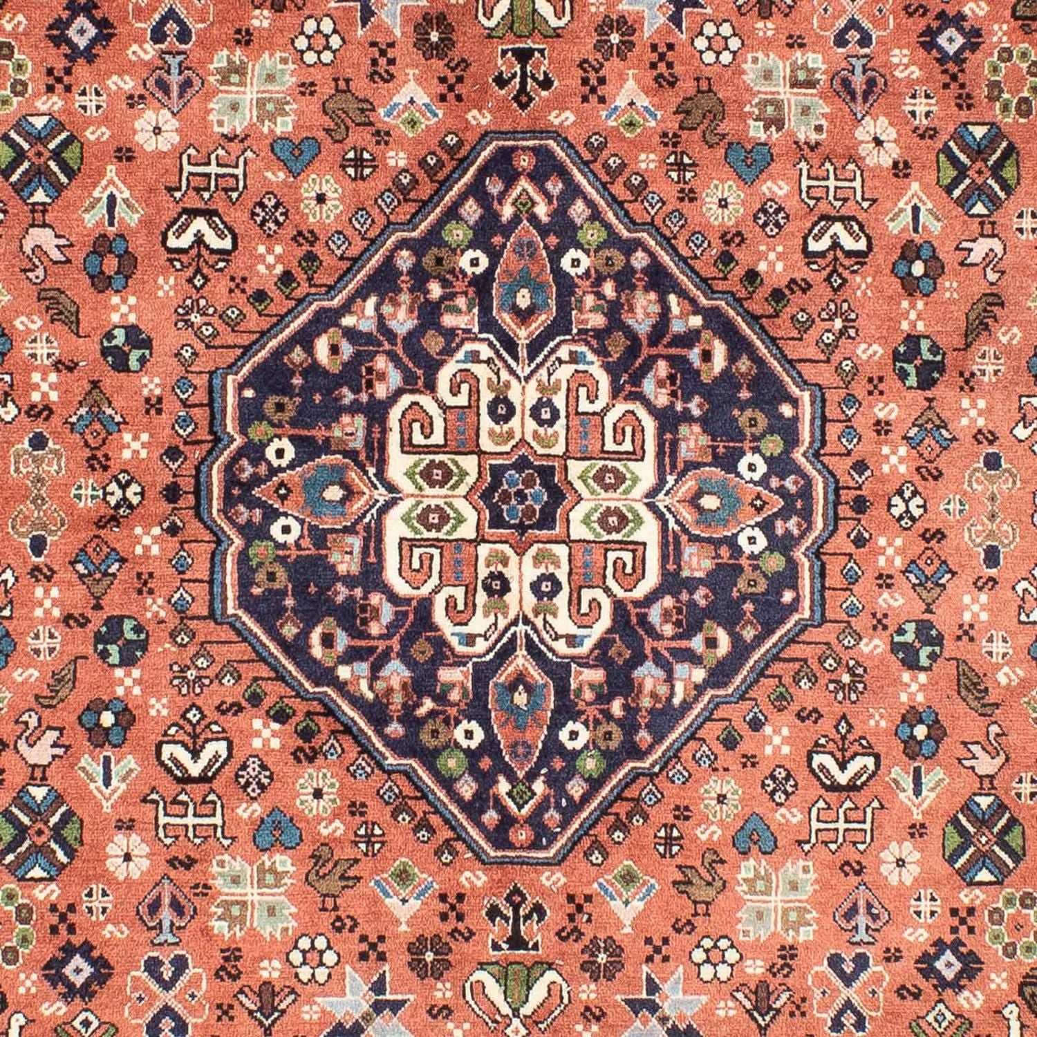 Tapis Gabbeh - Persan Kashkuli - 240 x 168 cm - marron