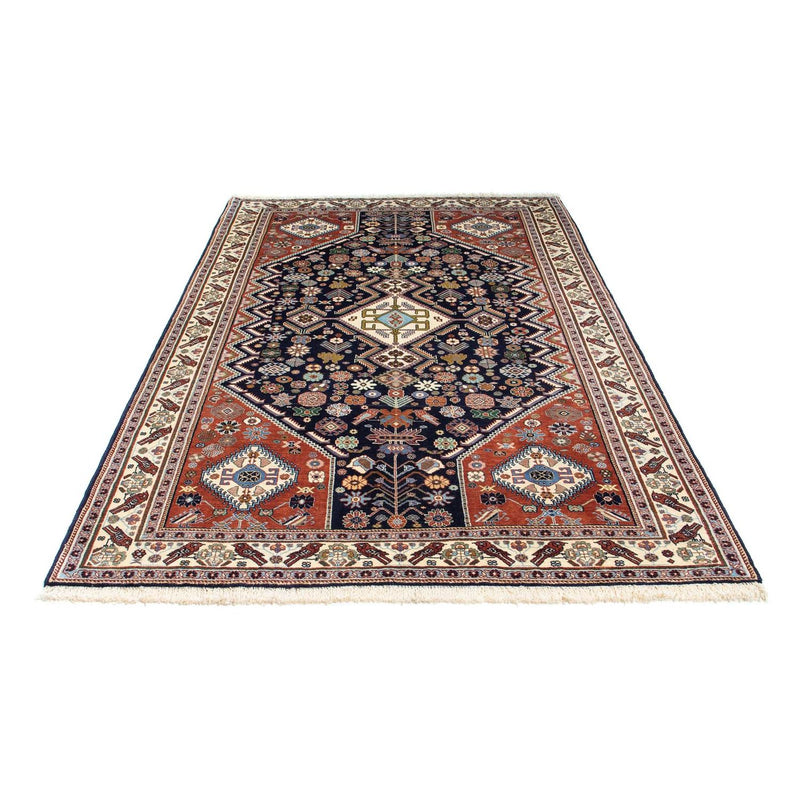Tapis Gabbeh - Persan Kashkuli - 250 x 152 cm - bleu foncé