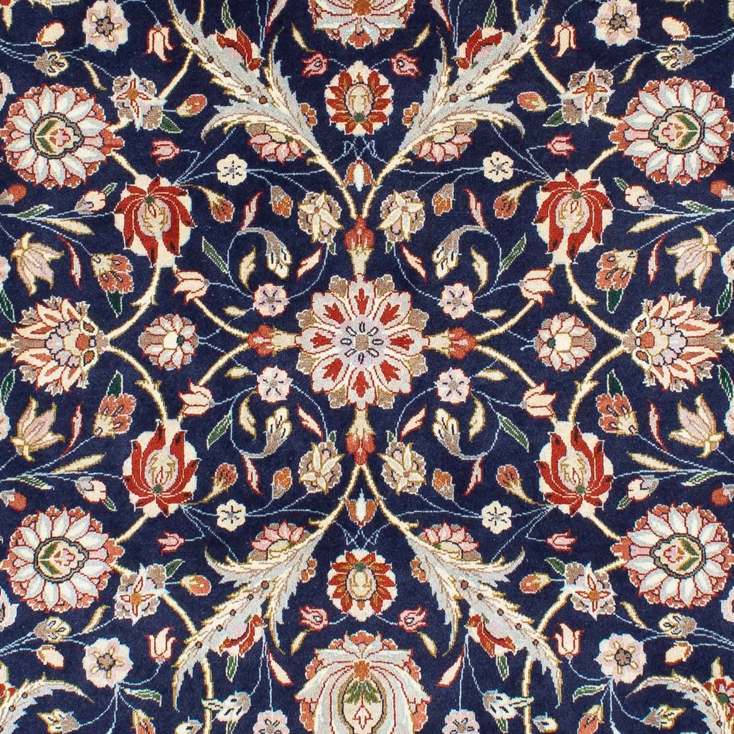 Tapis Gabbeh - Persan Kashkuli - 248 x 177 cm - bleu foncé
