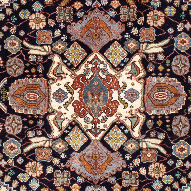 Tapis Gabbeh - Persan Kashkuli - 180 x 145 cm - bleu foncé