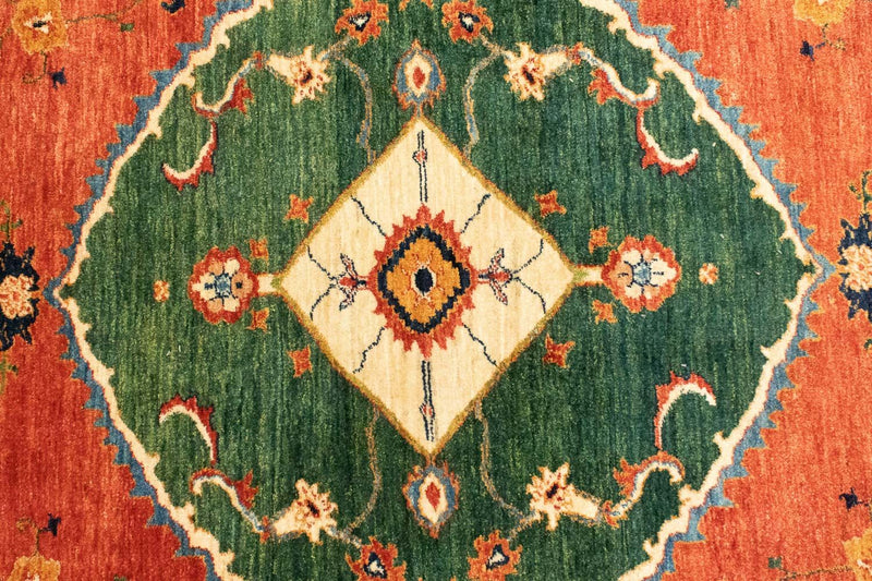 Tapis Gabbeh - Loribaft Persan - 190 x 152 cm - rouge