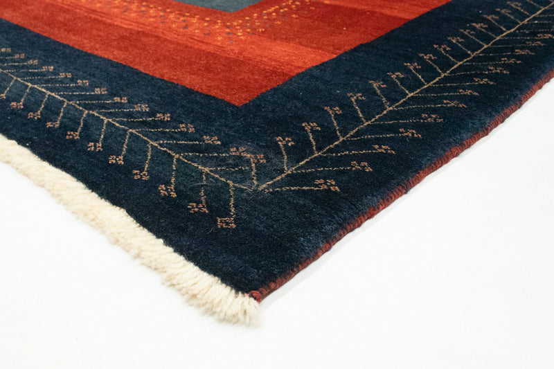 Tapis Gabbeh - Loribaft Persan - 205 x 128 cm - rouge