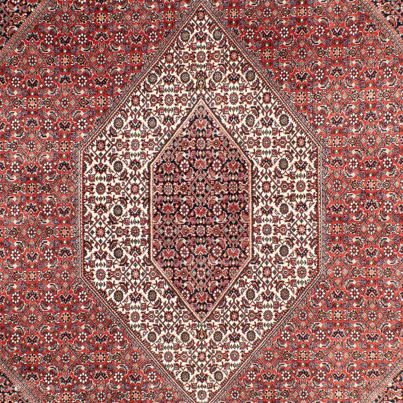 Tapis persan - Bidjar - 303 x 203 cm - rouge clair