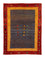 Tapis Gabbeh - Loribaft Persan - 158 x 112 cm - rouge