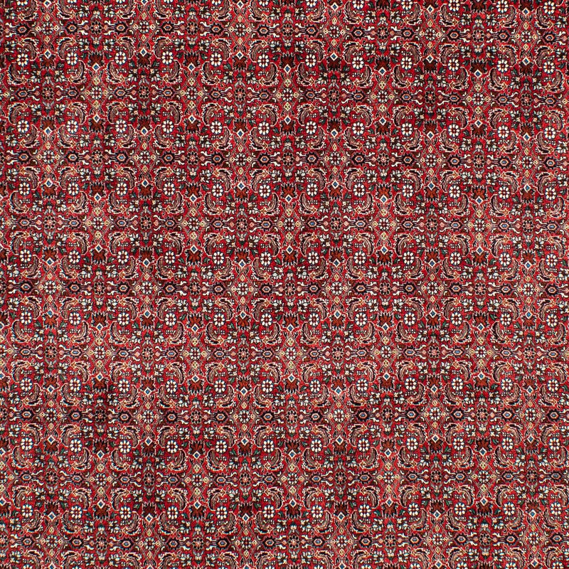 Tapis persan - Bidjar - 309 x 209 cm - rouge foncé