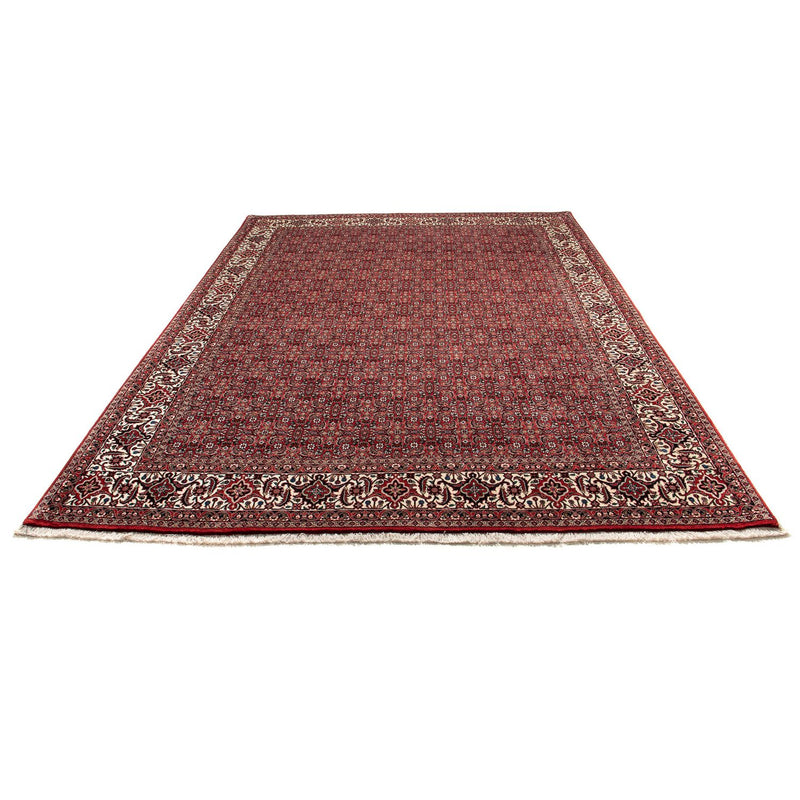 Tapis persan - Bidjar - 309 x 209 cm - rouge foncé