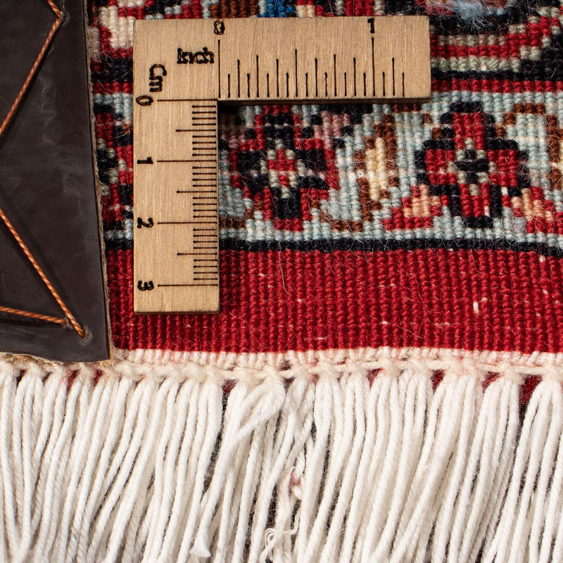Tapis persan - Bidjar - 309 x 209 cm - rouge foncé