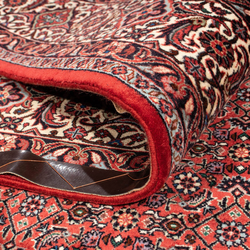 Tapis persan - Bidjar - 305 x 203 cm - rouge foncé
