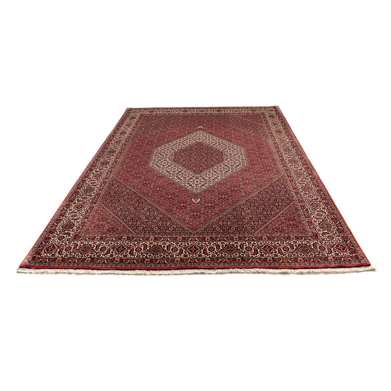 Tapis persan - Bidjar - 305 x 203 cm - rouge foncé