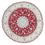 Tapis persan - Nain ronde  - 250 x 250 cm - rouge foncé