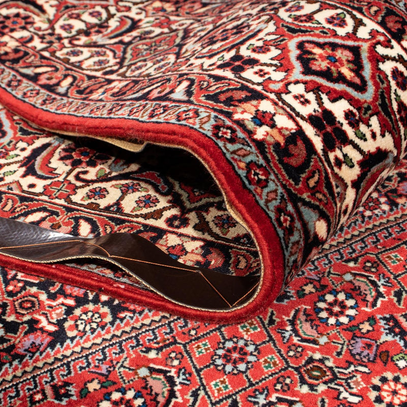 Tapis persan - Bidjar - 307 x 205 cm - rouge foncé