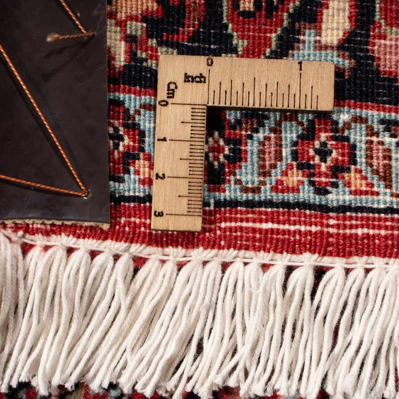 Tapis persan - Bidjar - 307 x 205 cm - rouge foncé