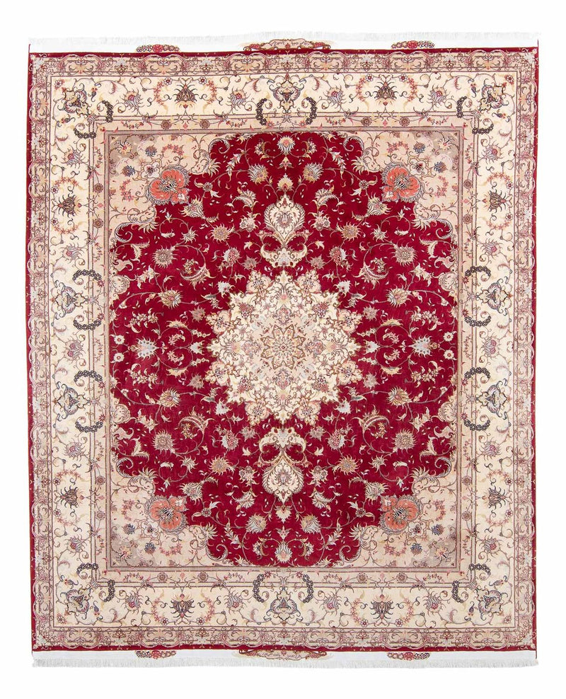 Tapis persan - Tabriz - Royal - 305 x 253 cm - rouge foncé