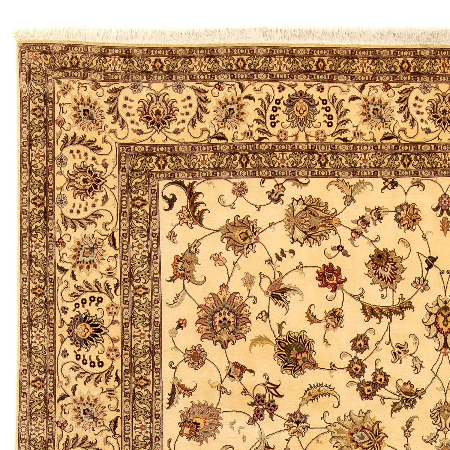 Tapis persan - Tabriz - Royal - 364 x 252 cm - beige