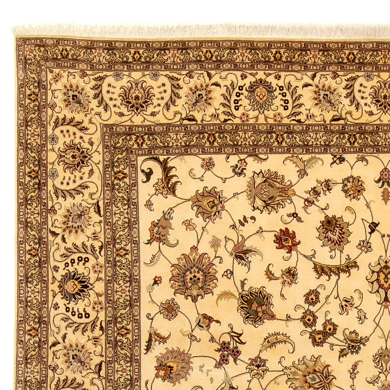 Tapis persan - Tabriz - Royal - 364 x 252 cm - beige