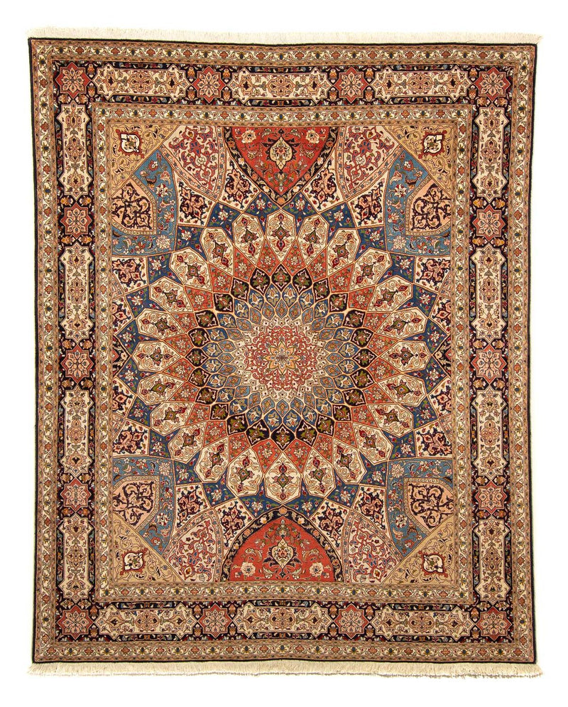 Tapis persan - Tabriz - Royal - 250 x 207 cm - marron clair