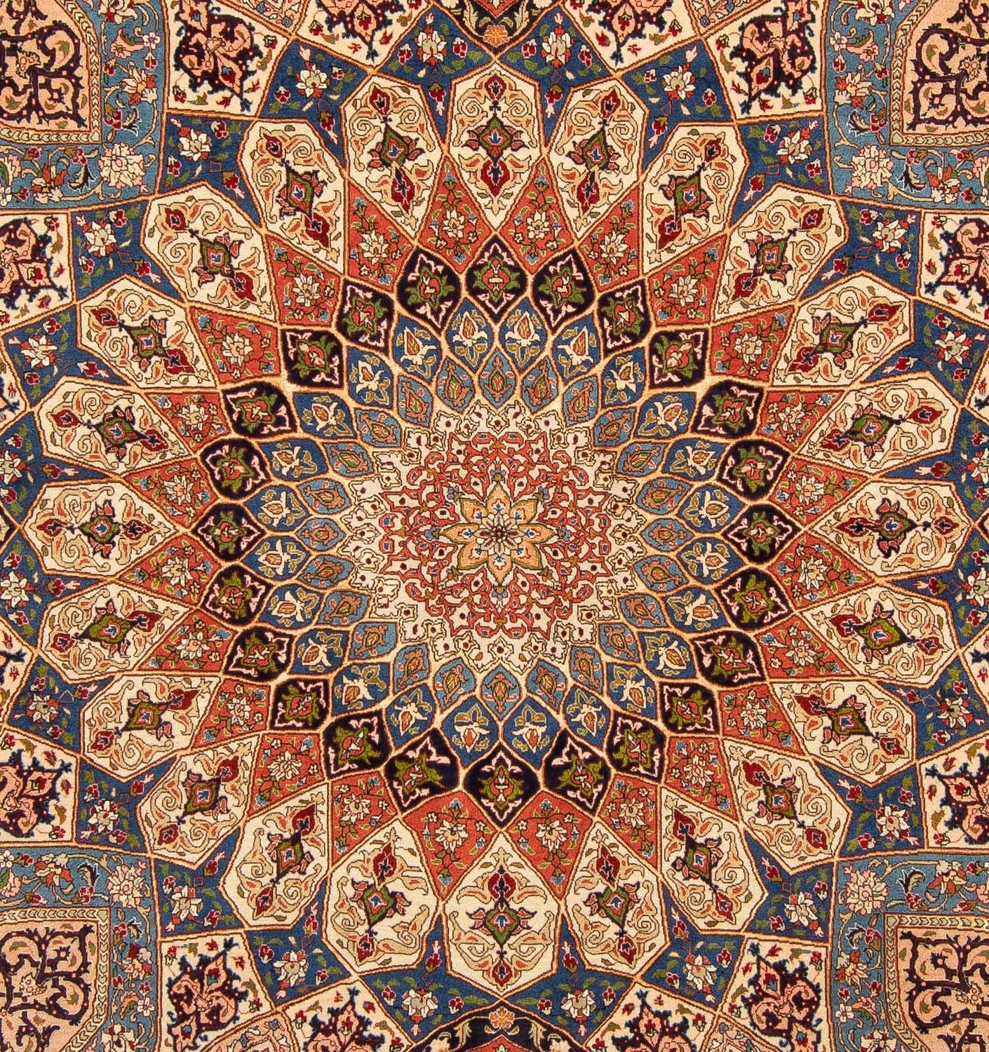 Tapis persan - Tabriz - Royal - 250 x 207 cm - marron clair