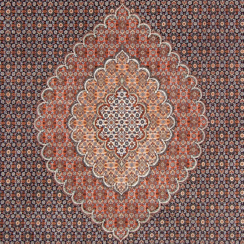 Tapis persan - Tabriz - 305 x 205 cm - bleu foncé