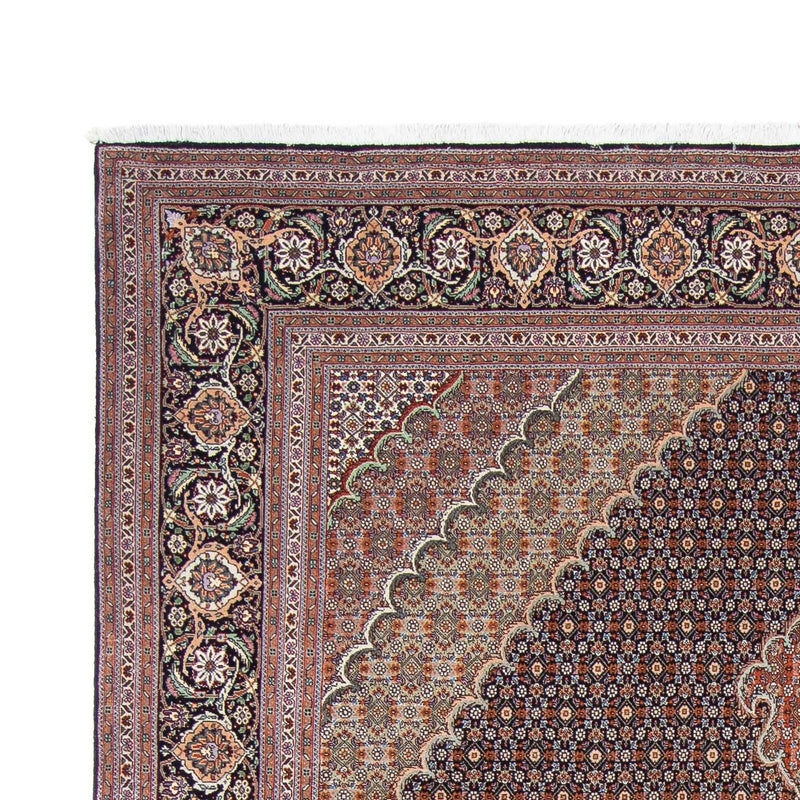 Tapis persan - Tabriz - 305 x 205 cm - bleu foncé