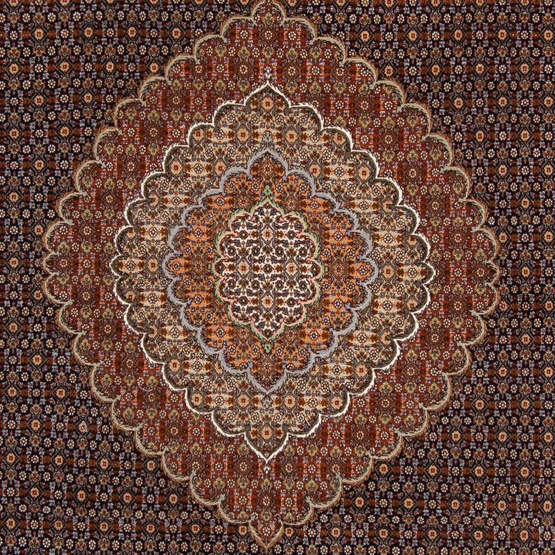 Tapis persan - Tabriz - 360 x 253 cm - marron foncé