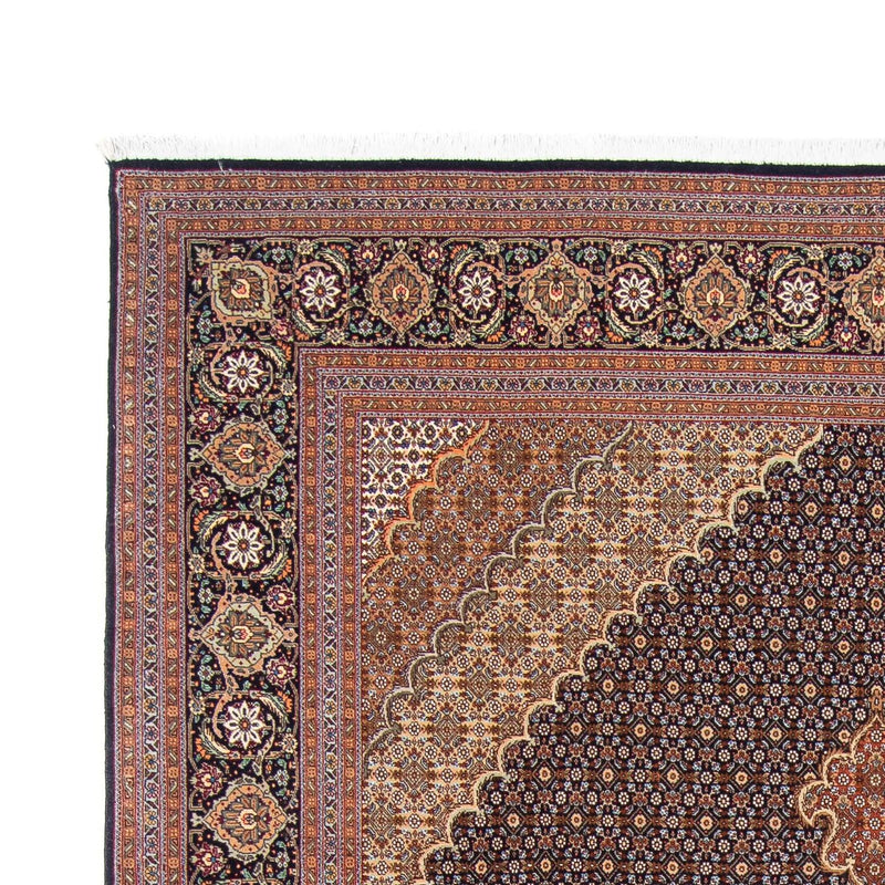 Tapis persan - Tabriz - 297 x 205 cm - bleu foncé