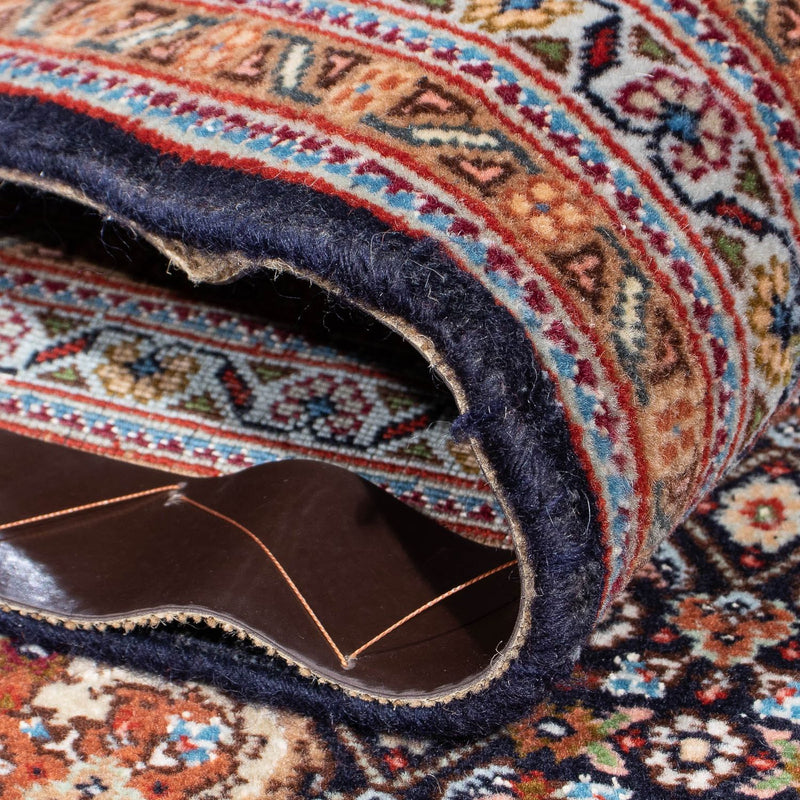Tapis persan - Tabriz - 297 x 205 cm - bleu foncé