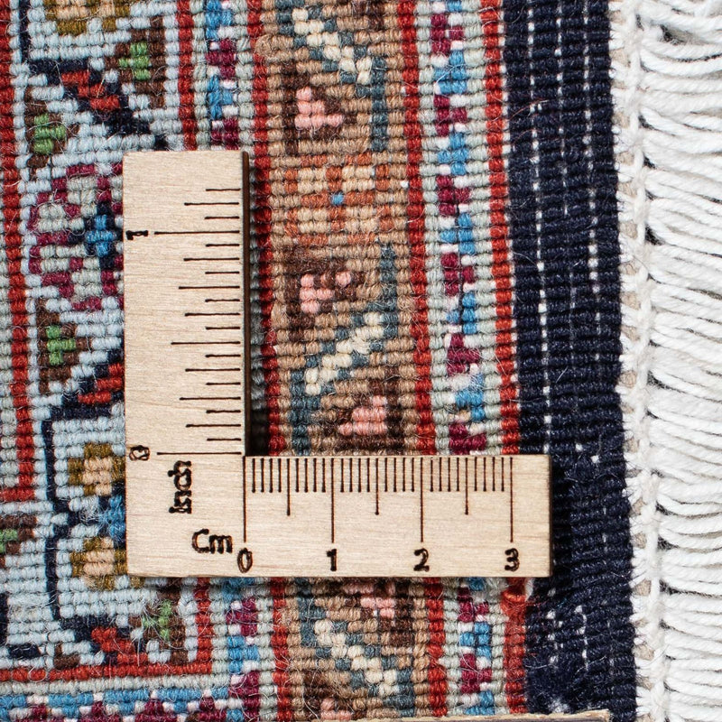 Tapis persan - Tabriz - 297 x 205 cm - bleu foncé