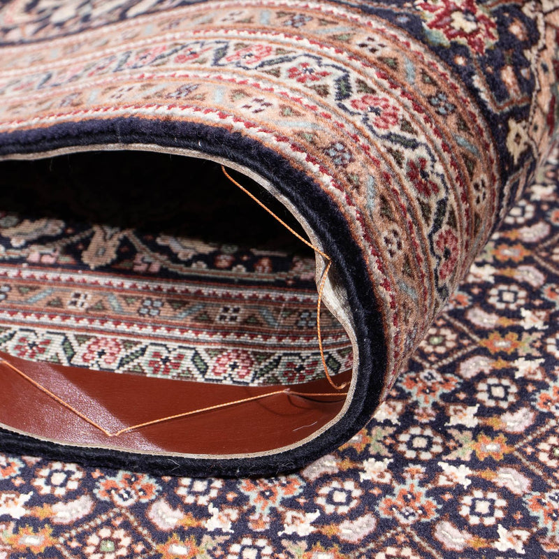 Tapis persan - Tabriz - 303 x 196 cm - bleu foncé