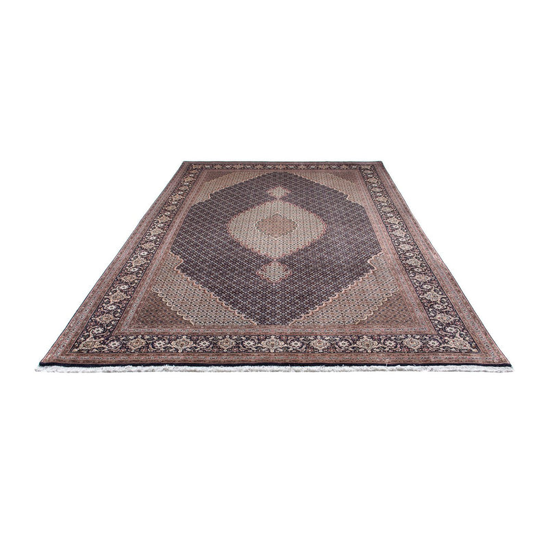 Tapis persan - Tabriz - 303 x 196 cm - bleu foncé