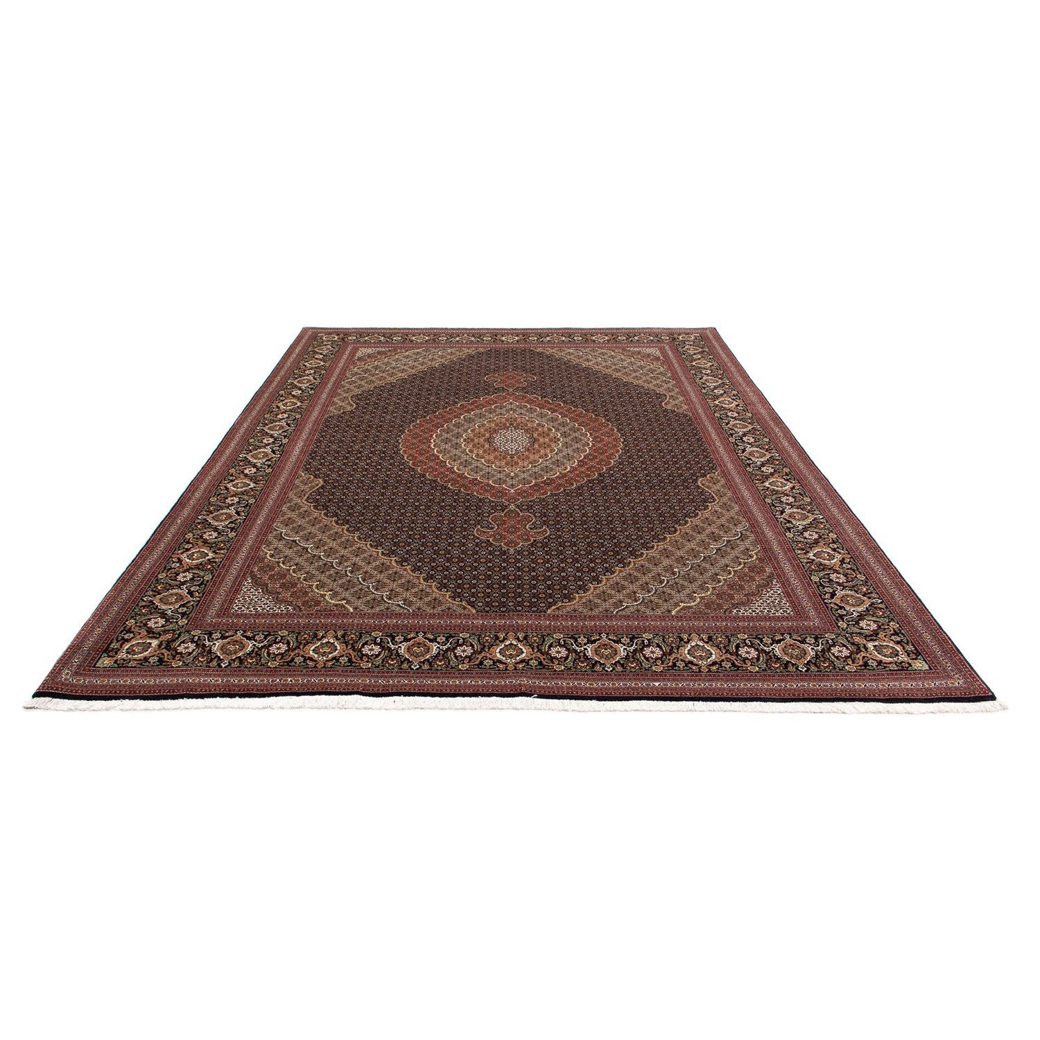Tapis persan - Tabriz - 345 x 252 cm - marron