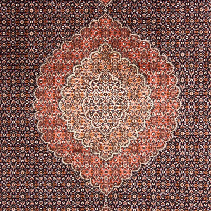 Tapis persan - Tabriz - 295 x 203 cm - bleu foncé