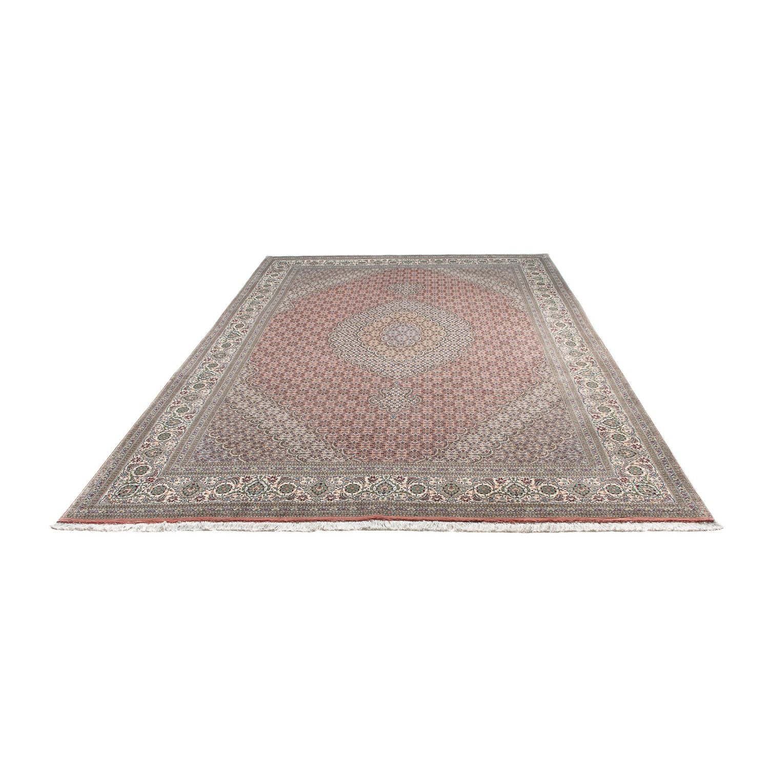 Tapis persan - Tabriz - 292 x 200 cm - rouge clair