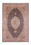 Tapis persan - Tabriz - 294 x 198 cm - bleu foncé