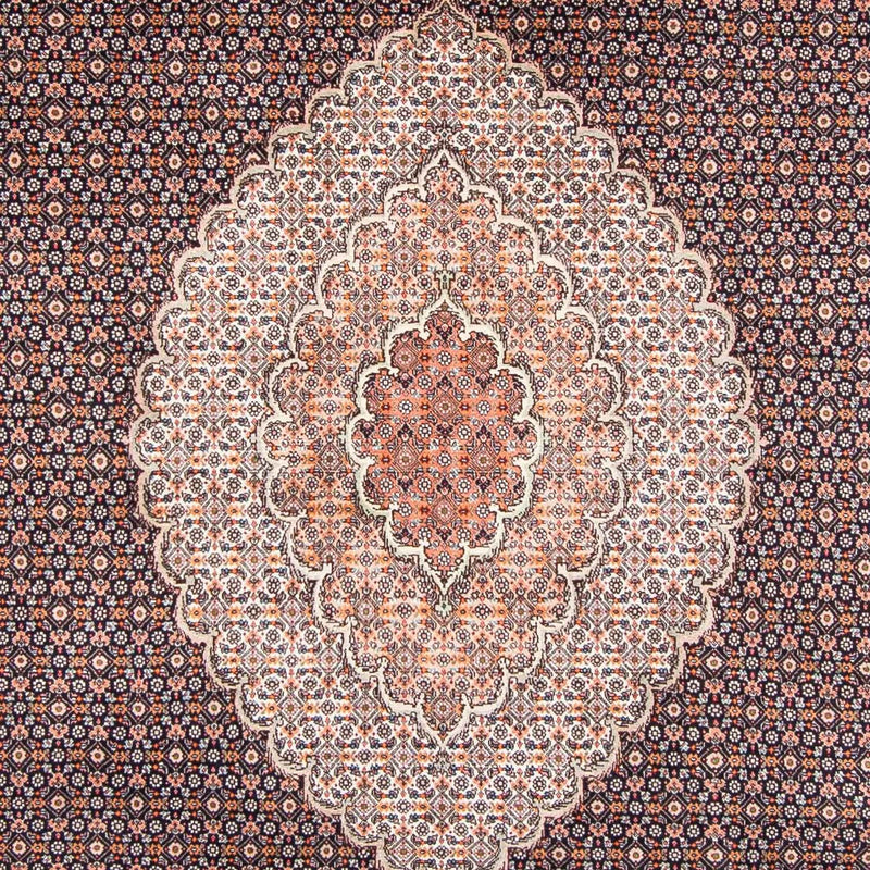 Tapis persan - Tabriz - 294 x 198 cm - bleu foncé