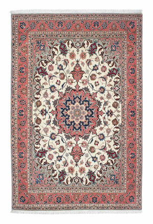Tapis persan - Tabriz - Royal - 229 x 151 cm - beige