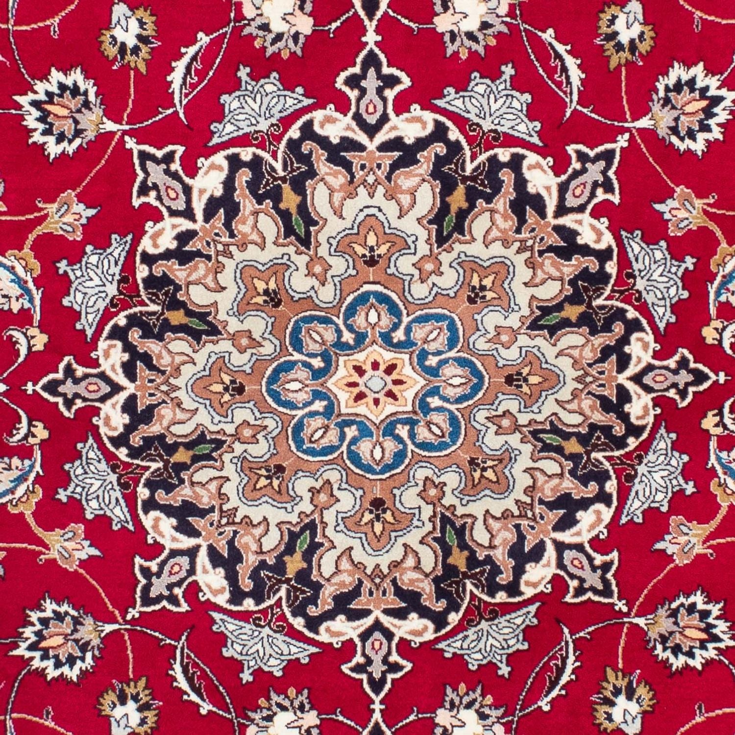 Tapis persan - Tabriz - Royal - 210 x 150 cm - rouge