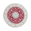 Tapis persan - Nain ronde  - 250 x 250 cm - rouge foncé