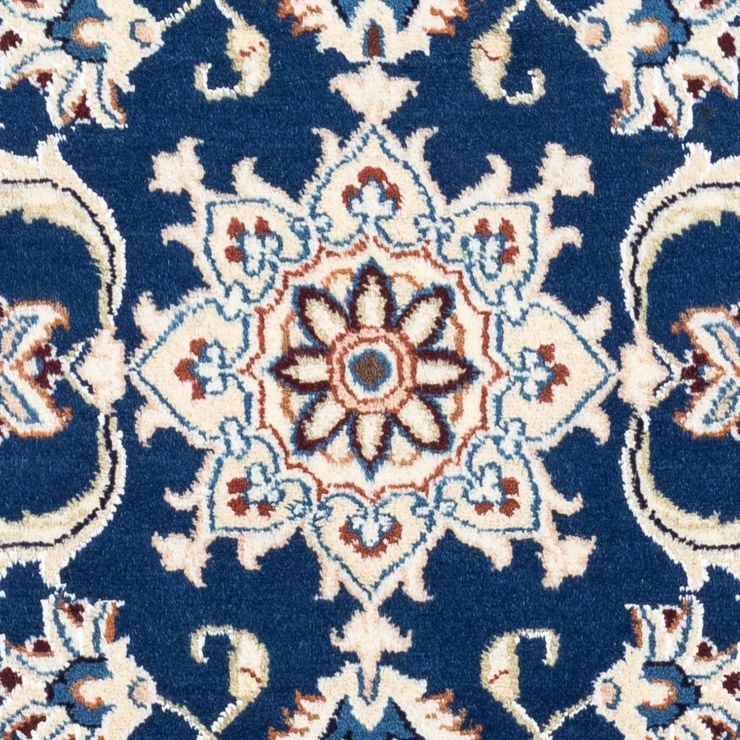 Tapis persan - Nain - 134 x 68 cm - bleu