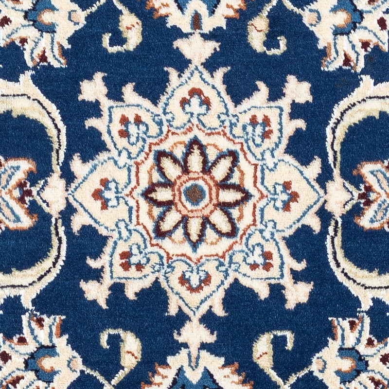 Tapis persan - Nain - 134 x 68 cm - bleu