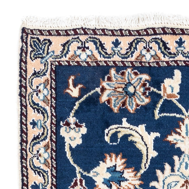 Tapis persan - Nain - 134 x 68 cm - bleu