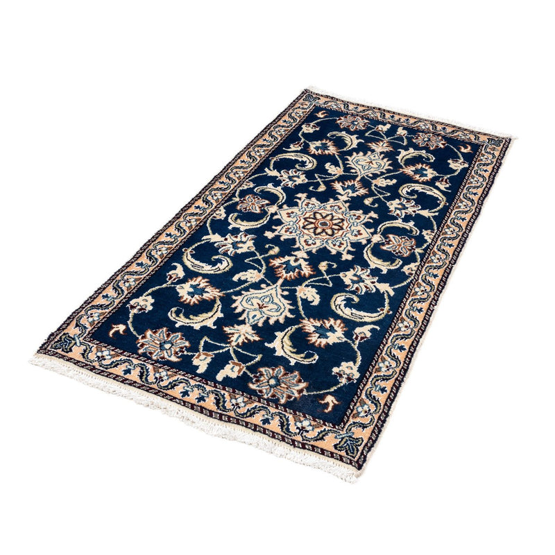 Tapis persan - Nain - 134 x 68 cm - bleu