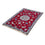 Tapis persan - Nain - 127 x 84 cm - rouge foncé