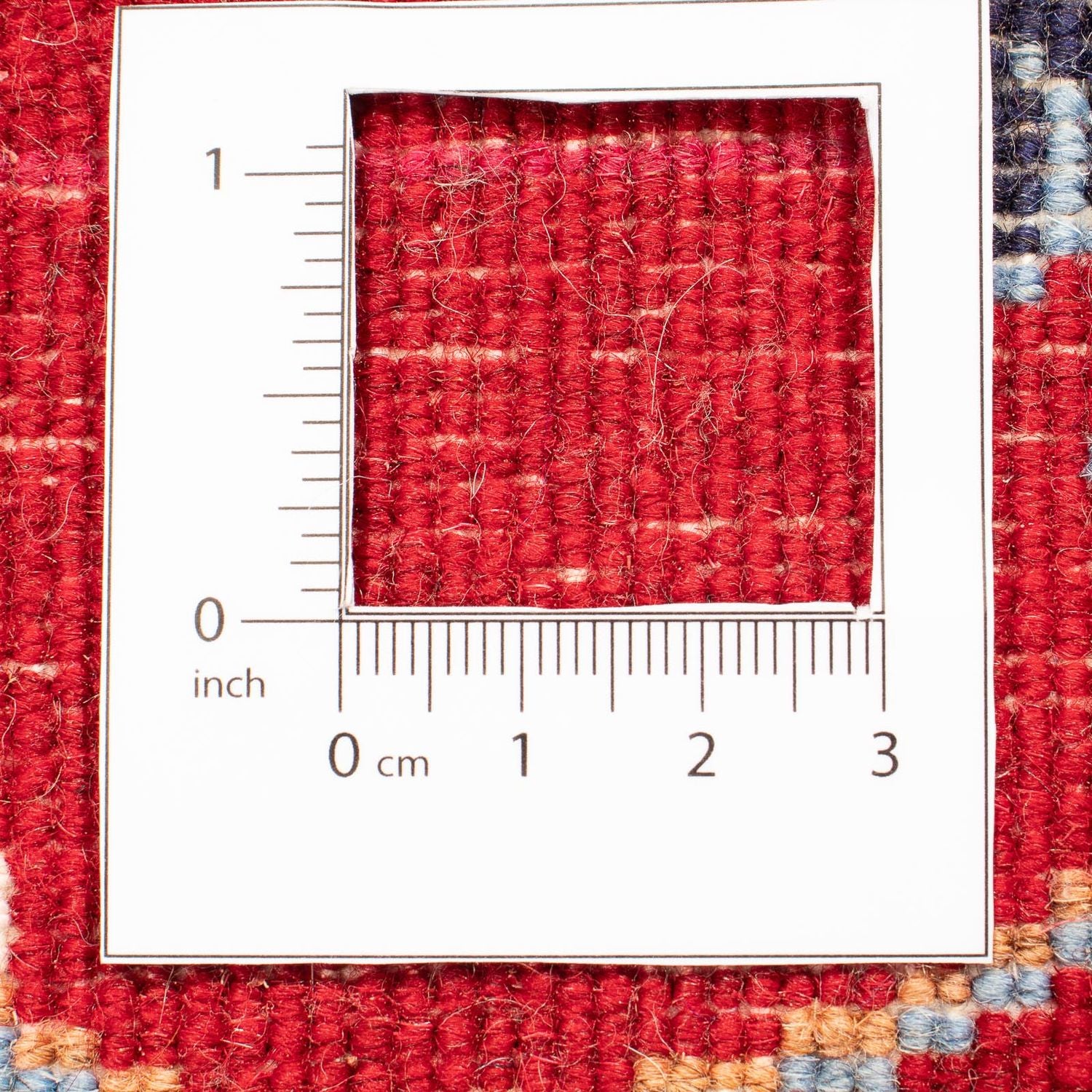 Tapis persan - Nain - 127 x 84 cm - rouge foncé