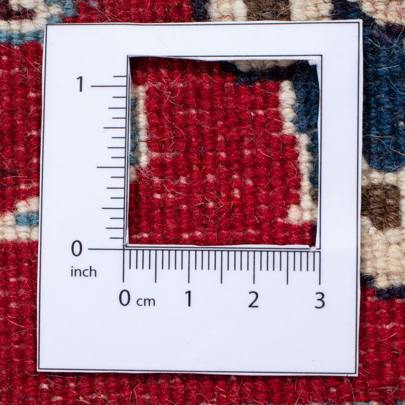 Tapis persan - Nain - 133 x 89 cm - rouge foncé