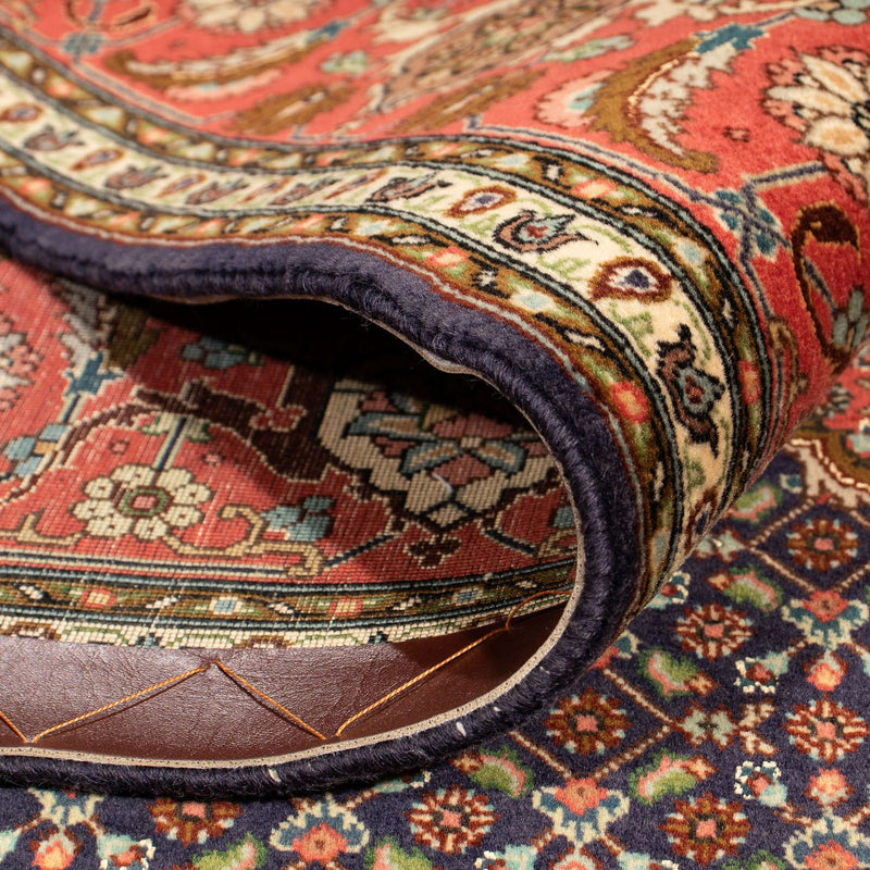 Tapis persan - Tabriz carré  - 201 x 195 cm - bleu foncé