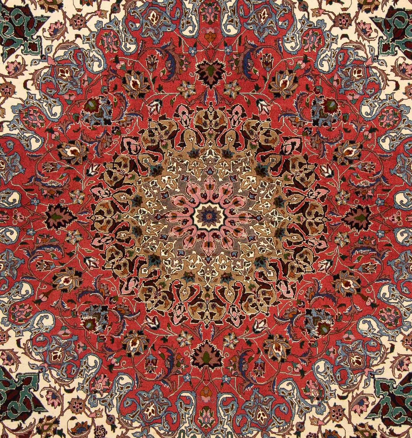Tapis persan - Tabriz - Royal carré  - 202 x 200 cm - multicolore