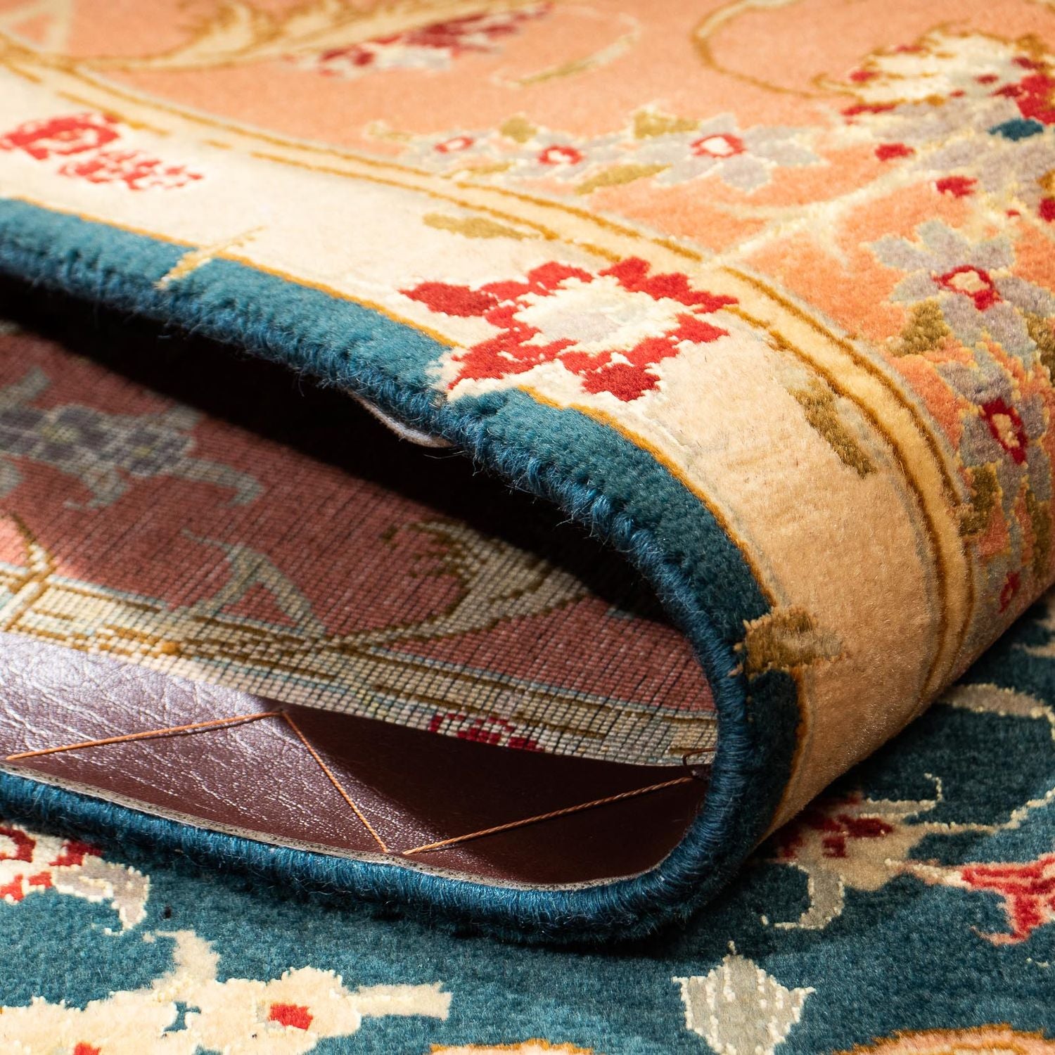 Tapis persan - Tabriz - Royal - 202 x 152 cm - bleu foncé