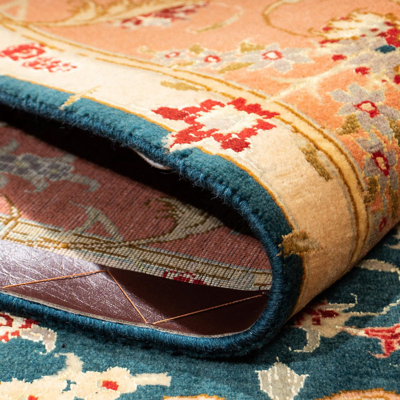 Tapis persan - Tabriz - Royal - 202 x 152 cm - bleu foncé