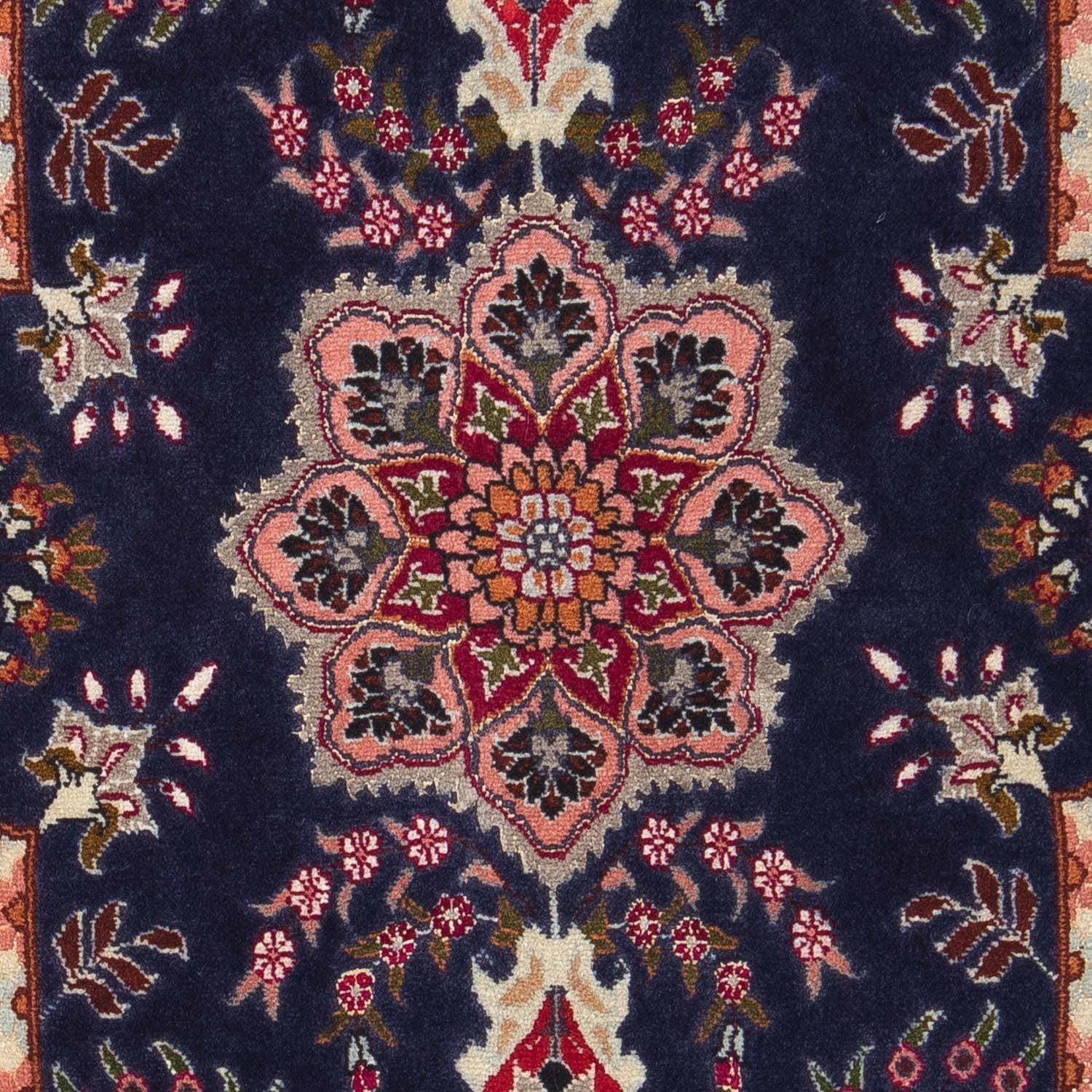 Tapis persan - Tabriz - Royal - 93 x 61 cm - bleu foncé