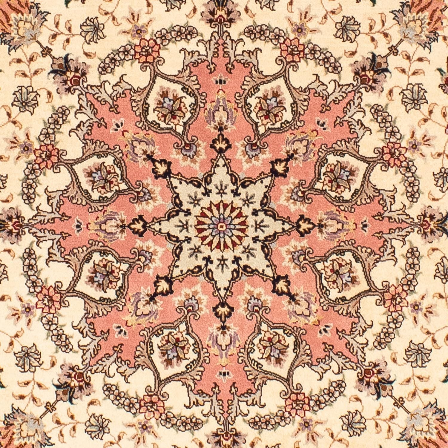 Perserteppich - Täbriz - Royal 150 x 150 cm - beige